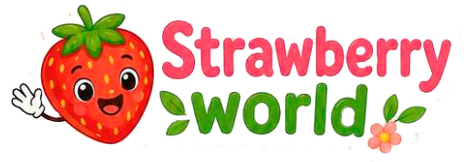 Strawberry World preschool logo